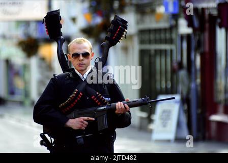 SIMON PEGG, HOT FUZZ, 2007 Foto Stock