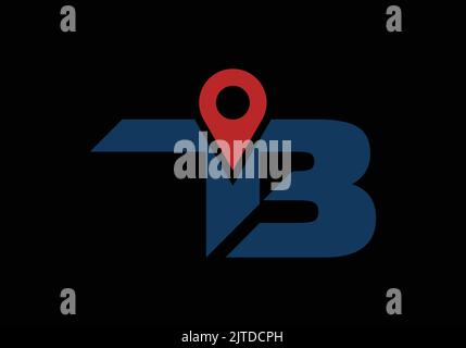 TB lettera monogramma iniziale modello vettoriale modello vettoriale lettera modello logo tb Illustrazione Vettoriale