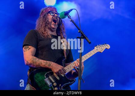 24 giugno 2022: Stöner esibirsi al festival Hellfest Open Air Foto Stock