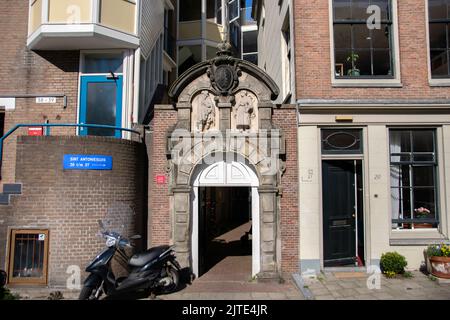 Porta Leprozenpoort ad Amsterdam Paesi Bassi 1-4-2019 Foto Stock