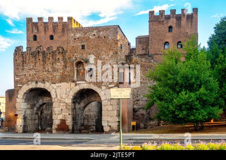 Porta San Paolo, Roma Italia Foto Stock