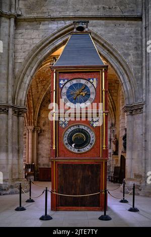 Francia, Cher (18), Bourges, la cattedrale di Saint Etienne, patrimonio mondiale dell UNESCO Foto Stock