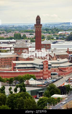 Her Majesty's Prison Service, HM Prison Manchester Categoria A prigione per uomini comunemente chiamata Strangeways Foto Stock
