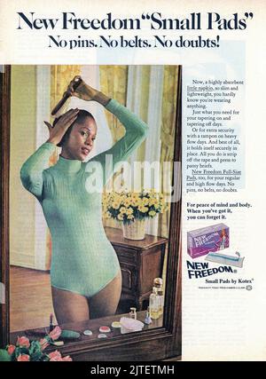 Vintage Luglio 1974 'Redbook' rivista numero pubblicità, USA Foto Stock