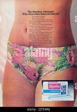 Vintage Luglio 1974 'Redbook' rivista numero pubblicità, USA Foto Stock