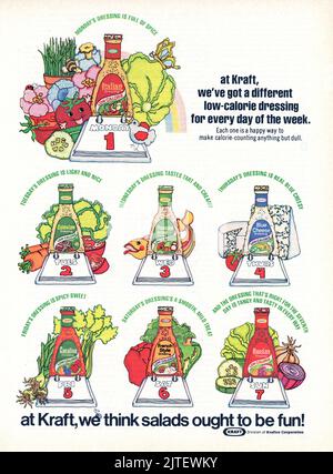 Vintage Luglio 1974 'Redbook' rivista numero pubblicità, USA Foto Stock