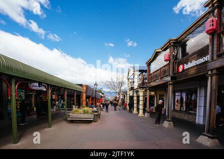 Queenstown Town Centre in Nuova Zelanda Foto Stock