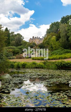 Scotney Castello e giardini, Kent. Gestito dal National Trust Foto Stock