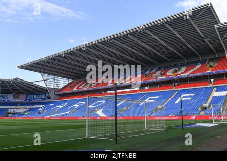 Cardiff, Regno Unito. 30th ago, 2022. Vista generale del Cardiff City Stadium, Cardiff, Regno Unito, il 8/30/2022. (Foto di Mike Jones/News Images/Sipa USA) Credit: Sipa USA/Alamy Live News Foto Stock