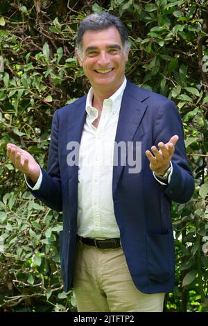 Roma, Italia. 30th ago, 2022. Tiberio Timperi i conduttori Day Time Rai fotocall presso il centro di Viale Mazzini Rai. Credit: SOPA Images Limited/Alamy Live News Foto Stock