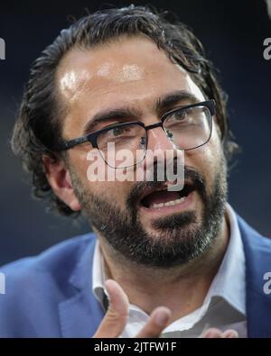 Leeds United direttore del calcio Victor Orta prima della partita della Premier League Leeds United vs Everton a Elland Road a Leeds, Regno Unito. 30th ago, 2022. A Leeds, Regno Unito, il 8/30/2022. (Foto di James Heaton/News Images/Sipa USA) Credit: Sipa USA/Alamy Live News Foto Stock