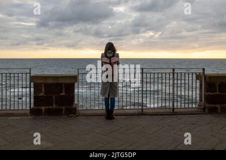 Tramonto ad Alghero Foto Stock