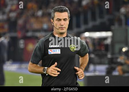 Roma, Italia. 30th ago, 2022. Durante il 4th° giorno della Serie A Championship tra A.S. Roma vs A.C.. Monza il 30th agosto 2022 allo Stadio Olimpico di Roma. Credit: Independent Photo Agency/Alamy Live News Foto Stock