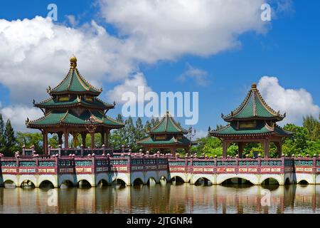 Città antica (Muang Buran), Thailandia, Bangkok Foto Stock