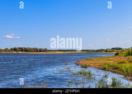 Vista del fiume Oka in Russia Foto Stock