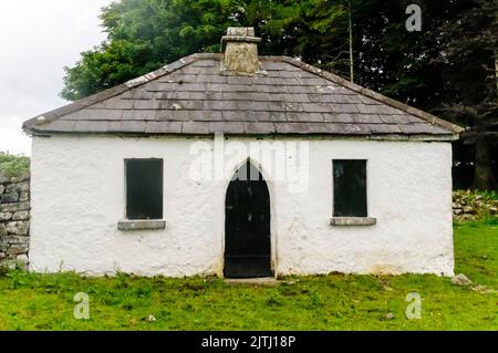 Casa di una vecchia casa di campagna irlandese Foto Stock