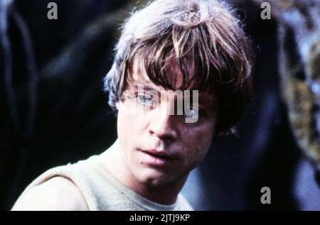 Star Wars, aka Krieg der Sterne, USA 1977, Regie: George Lucas, Darsteller: Mark Hamill Foto Stock