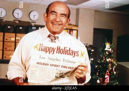 Lou Grant, Fernsehserie, USA 1977 - 1982, Darsteller: Edward Asner Foto Stock