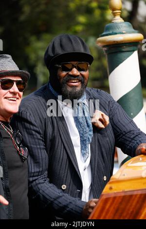 Venezia, Italia. 31st ago, 2022. Gregory Porter arriva all'Excelsior Hotel peer durante il 79th° Festival Internazionale del Cinema di Venezia, il 31 agosto 2022 a Venezia. Foto di Marco Piovanotto/ABACAPRESS.COM Credit: Abaca Press/Alamy Live News Foto Stock