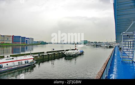 Trasporto fluviale navigabile a San Pietroburgo nella Federazione Russa, Russia Foto Stock