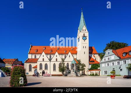 Piazza San Mang, Kempten, Germania Foto Stock