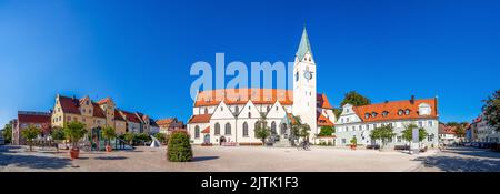 Piazza San Mang, Kempten, Germania Foto Stock