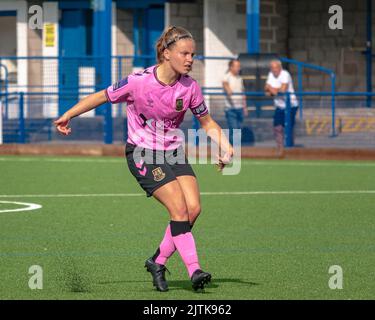 Leek Town Ladies v Northampton Town Women - fa Womens National League Division One Midlands - 28 agosto 2022 Leek, Regno Unito: Northampton Town Foto Stock