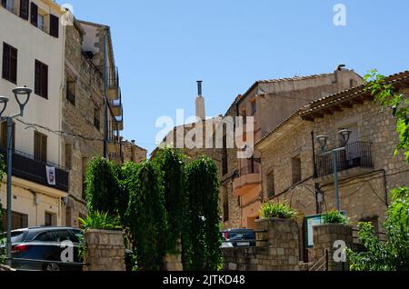 Horta de San Juan è la casa di Manuel Pallarés, amico e compagno di Pablo Picasso. Picasso trascorse un po' di tempo a Horta durante la sua giovinezza (1897-1898) Foto Stock