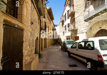 Horta de San Juan è la casa di Manuel Pallarés, amico e compagno di Pablo Picasso. Picasso trascorse un po' di tempo a Horta durante la sua giovinezza (1897-1898) Foto Stock