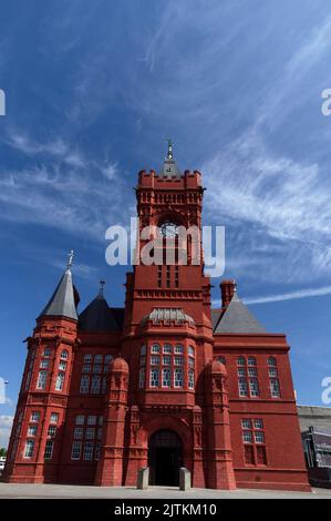 Pierhead edificio, Cardiff Bay, 2022. Estate Foto Stock