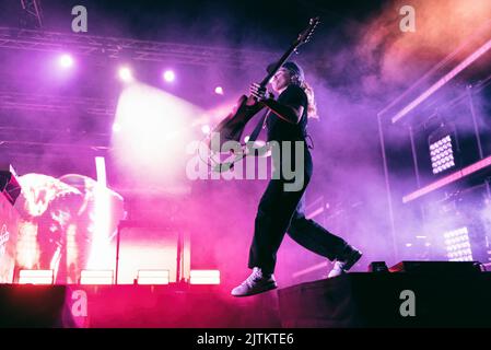 Milano 30 agosto 2022 Tash Sultana live at Circolo Magnolia © Giulia Manfieri / Alamy Foto Stock