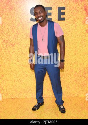 Melvin Jackson Jr. Arriva alla prima stagione 3 di Apple TV+ ‘See’ alla Directors Guild of America Theatre il 23 agosto 2022 a West Hollywood, California. © OConnor/AFF-USA.com Foto Stock