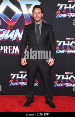 Chris Pratt arriva alla prima mondiale Thor: Love and Thunder al TCL Chinese Theatre il 23 giugno 2022 a Hollywood, California. © OConnor/AFF-USA.com Foto Stock