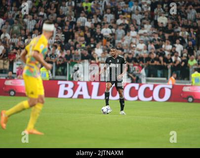 Torino, Italia. 31st ago, 2022. Bremer della Juventus FC durante la Serie a italiana, partita di calcio tra Juventus FC e Spezia Calcio il 31 agosto 2022 allo stadio Allianz di Torino. Photo Nderim Kaceli Credit: Independent Photo Agency/Alamy Live News Foto Stock