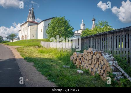 Ferapontov monastero nel villaggio in estate nella regione Vologda Russia Foto Stock