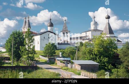 Ferapontov monastero nel villaggio in estate giorno in Vologda regione Russia Foto Stock