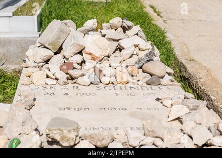 Berg Sion und Klagemauer a Gerusalemme Israele Foto Stock