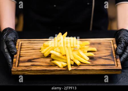 ristorante fast food americano snack patatine fritte Foto Stock