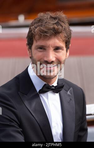 Stefano De Martino arriva all'Hotel Excelsior in occasione del 79th° Festival Internazionale del Cinema di Venezia (Mostra), che si terrà a Venezia il 01 settembre 2022. Foto di Aurore Marechal/ABACAPRESS.COM Credit: Abaca Press/Alamy Live News Foto Stock