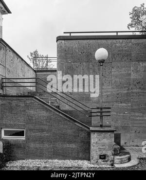 Esterno Casa Siegfried Wagner in stile Art Deco, Bayreuth, Baviera, Germania Foto Stock