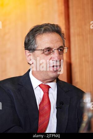Julian le Grand Speaking al King's Fund Breakfast discussioni 28/07/10 Foto Stock