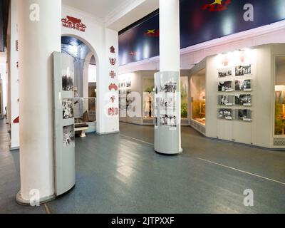 Yoshkar-Ola, 26 agosto 2022: Dipartimento etnografico interno del Museo Nazionale della Repubblica di Mari El, intitolato a T Evseev. È muse regionale Foto Stock