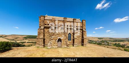 Cappella di Santa Caterina (Santa Caterina è il santo patrono degli spinters) una chiesa del 14th ° secolo vicino Abbotsbury, Dorset Foto Stock