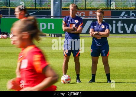 ZEIST, - 1 SETTEMBRE: Allenatore Andries Jonker dei Paesi Bassi durante una sessione di addestramento dei Paesi Bassi al campus di KNVB il 1 settembre 2022 a Zeist, . (Foto di René Nijhuis/Orange Pictures) Foto Stock