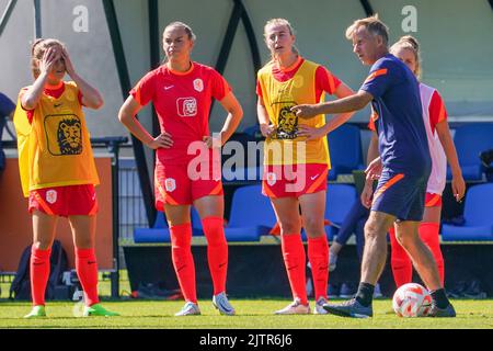 ZEIST, - 1 SETTEMBRE: Allenatore Andries Jonker dei Paesi Bassi durante una sessione di addestramento dei Paesi Bassi al campus di KNVB il 1 settembre 2022 a Zeist, . (Foto di René Nijhuis/Orange Pictures) Foto Stock