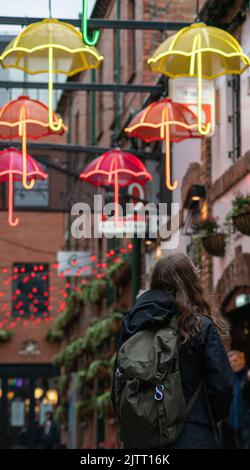 Fotografia di strada scattata in irlanda Foto Stock