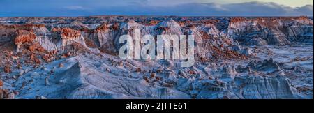 Bisti Wilderness Hoodoos, Bisti Badlands, New Mexico, USA Foto Stock