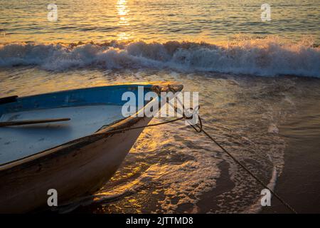 Messico, spiagge di Puerto Vallarta, tramonti e viste panoramiche dell'oceano vicino a Malecon e alla zona di Golden Beach. Foto Stock