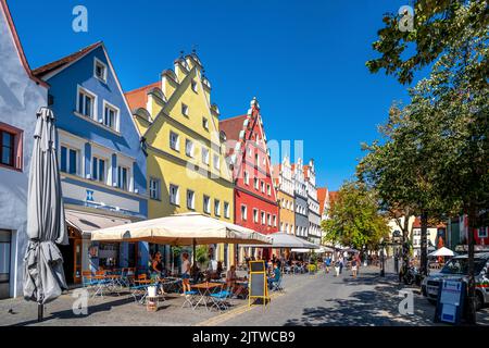 Mercato, Weiden in der Oberpfalz, Baviera, Germania Foto Stock