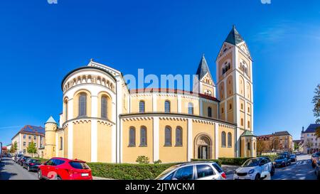 Chiesa, Weiden in der Oberpfalz, Baviera, Germania Foto Stock